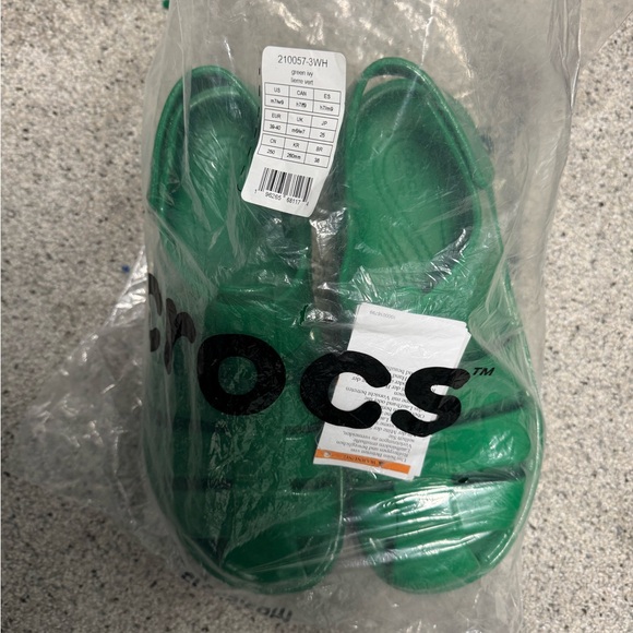 NWT Stomp Fisherman High Shine Sandal | Green Ivy | Size 9 - Picture 7 of 7